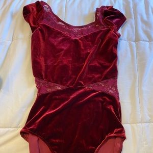 red dance leotard/costume